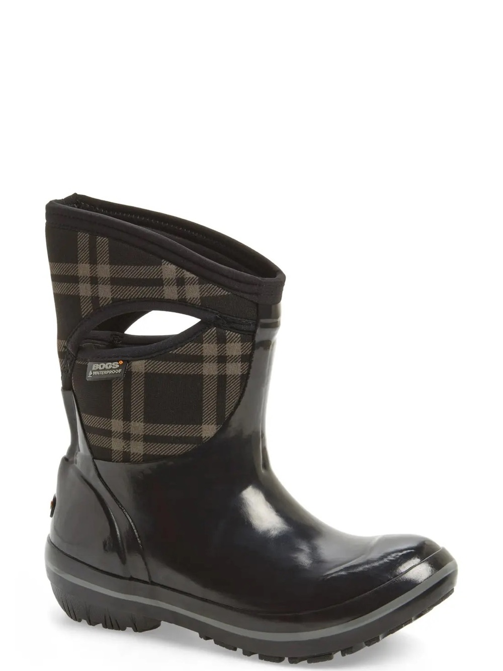 Bogs Women's ‘Plimsoll Plaid' Mid Waterproof Snow Boot Size 10